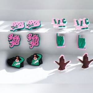 AKA Sorority Croc Charms